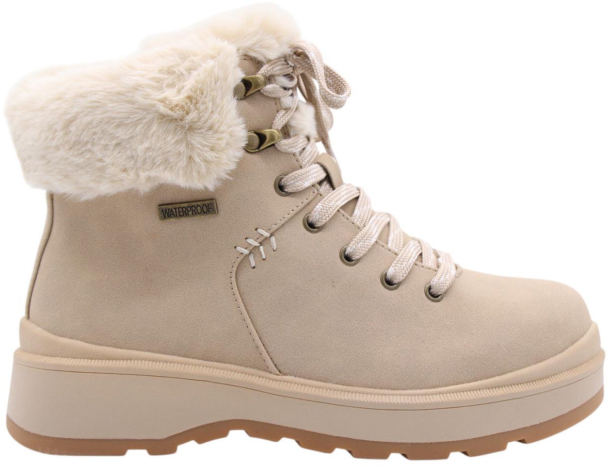 Skechers Bottine Beige Beige