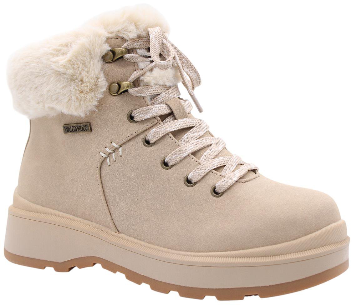 Skechers Bottine Beige Beige
