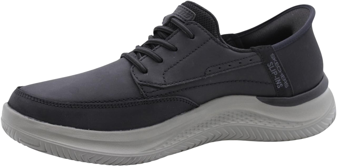 Skechers Veterschoen Black Zwart