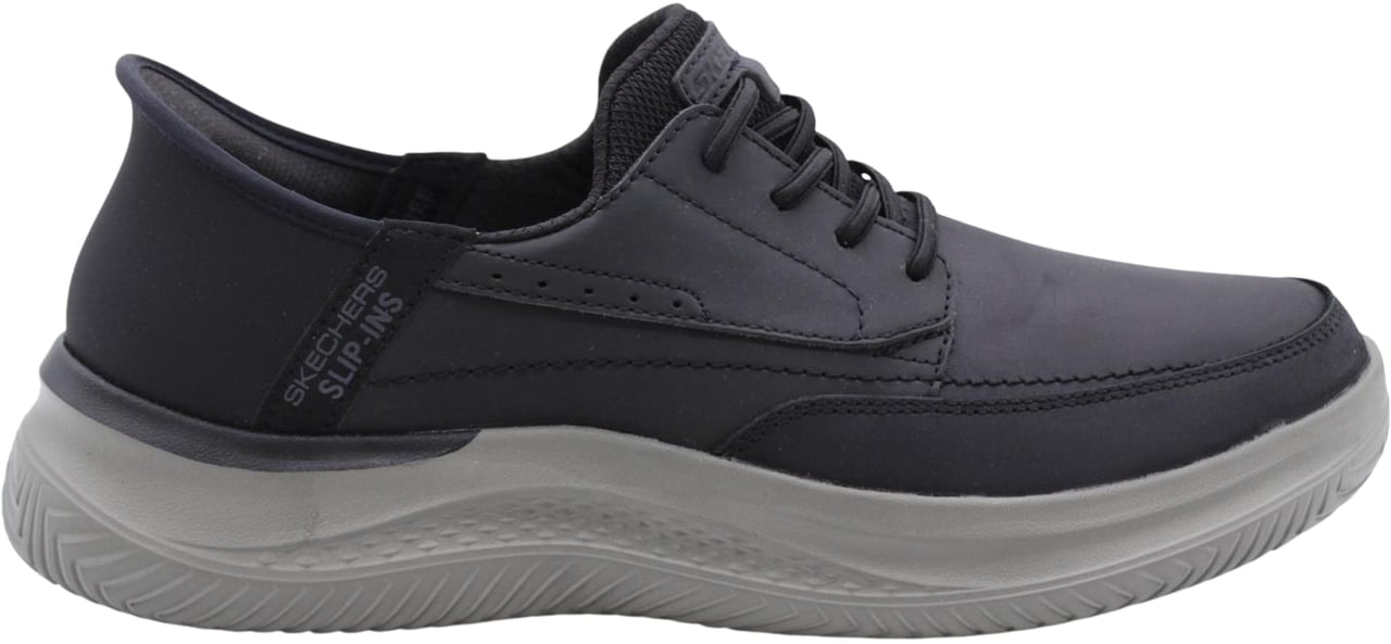 Skechers Veterschoen Black Zwart