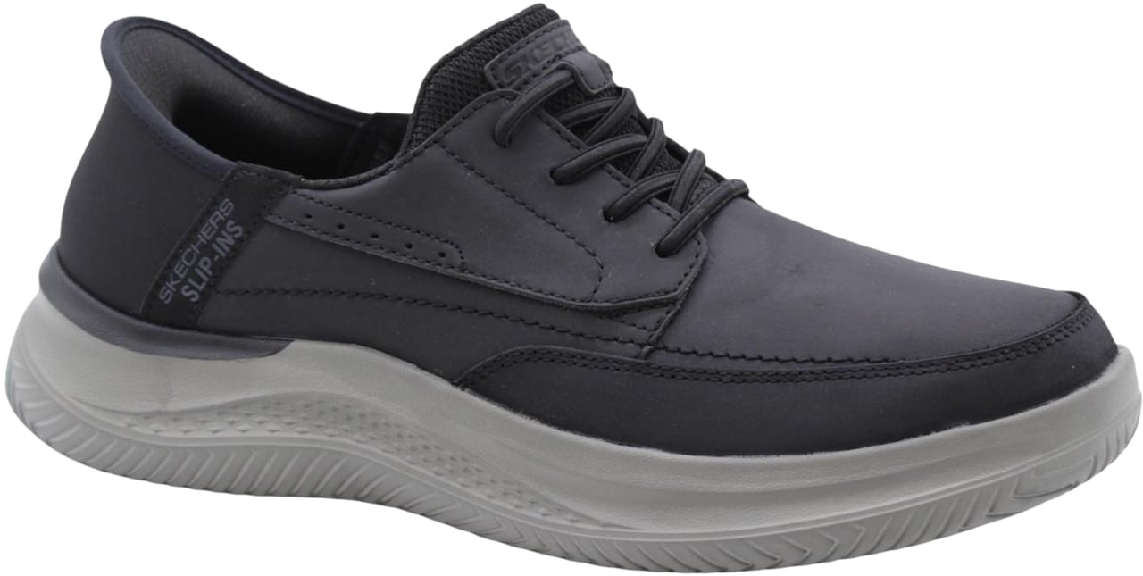Skechers Veterschoen Black Zwart