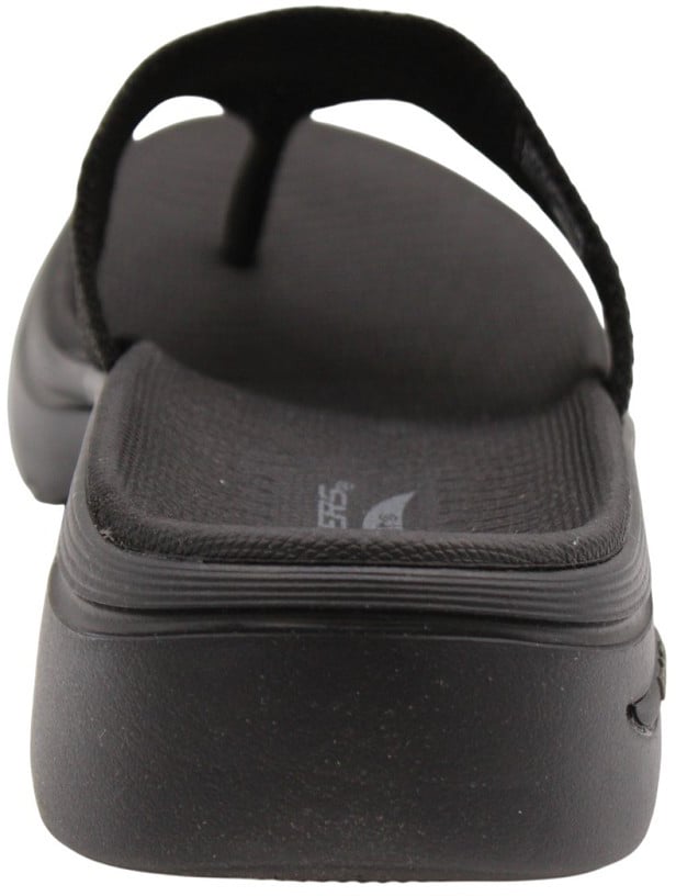 Skechers Teenslipper Black Zwart