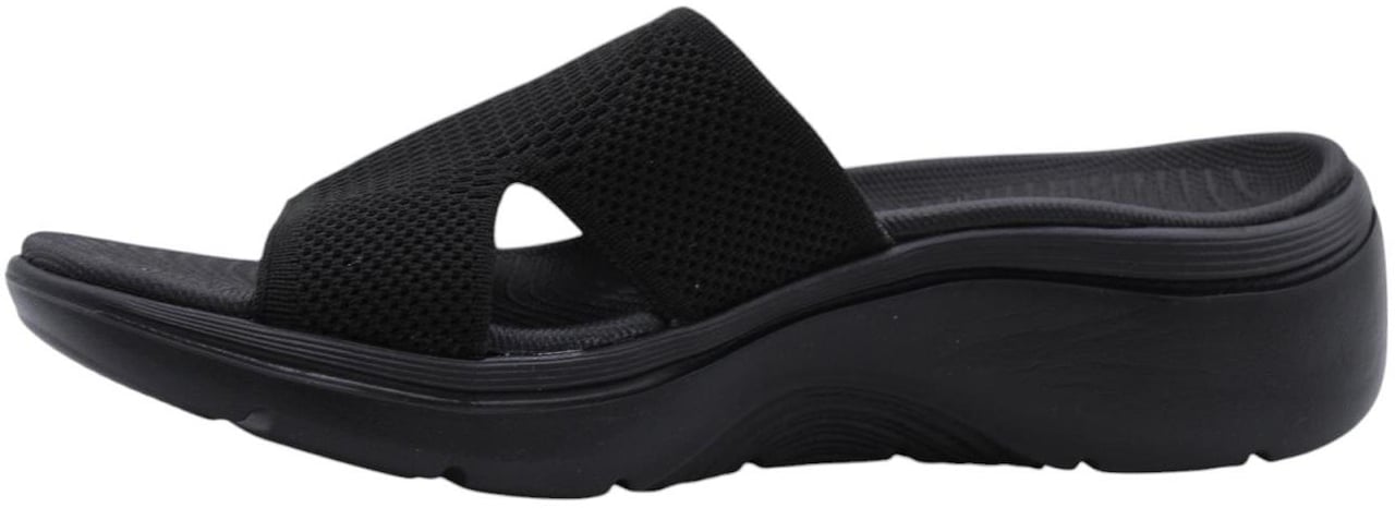 Skechers Slipper Black Zwart