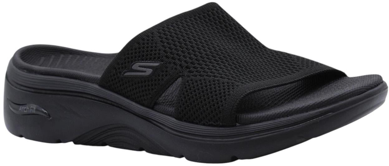 Skechers Slipper Black Zwart