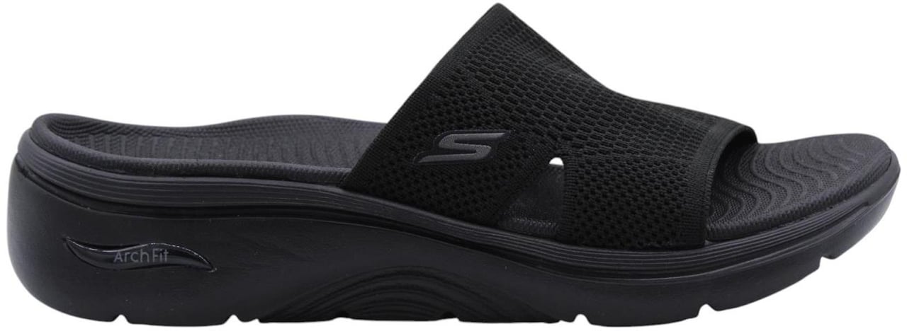 Skechers Slipper Black Zwart