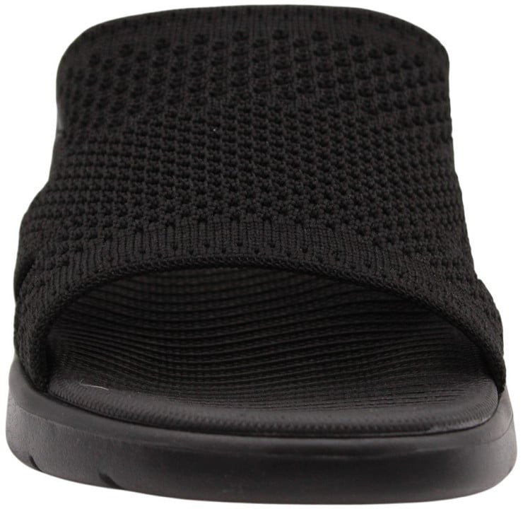 Skechers Slipper Black Zwart