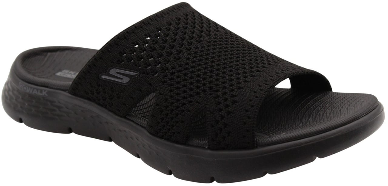 Skechers Slipper Black Zwart