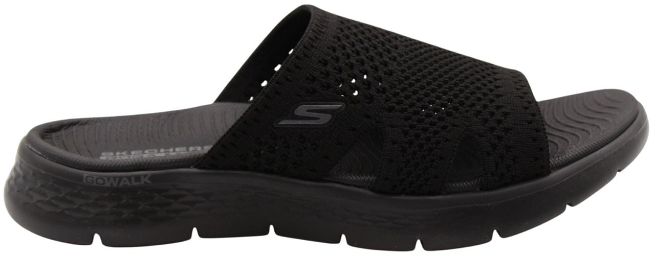Skechers Slipper Black Zwart