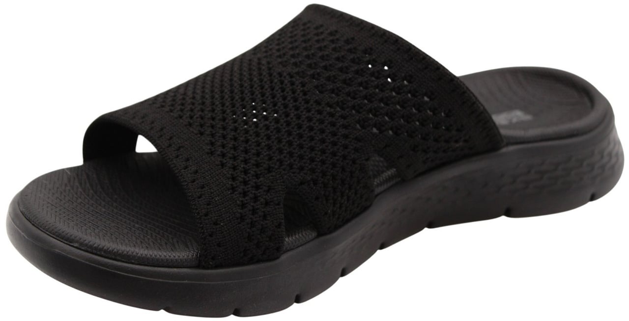 Skechers Slipper Black Zwart