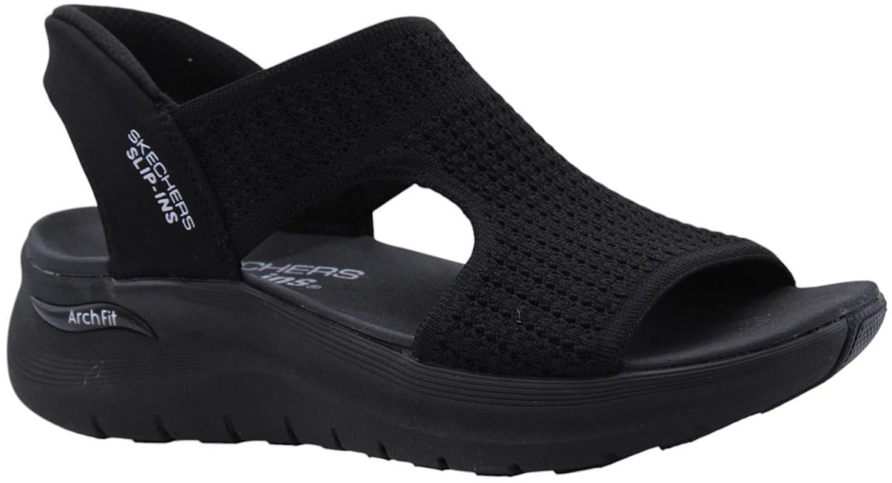 Skechers Sandaal Black Zwart
