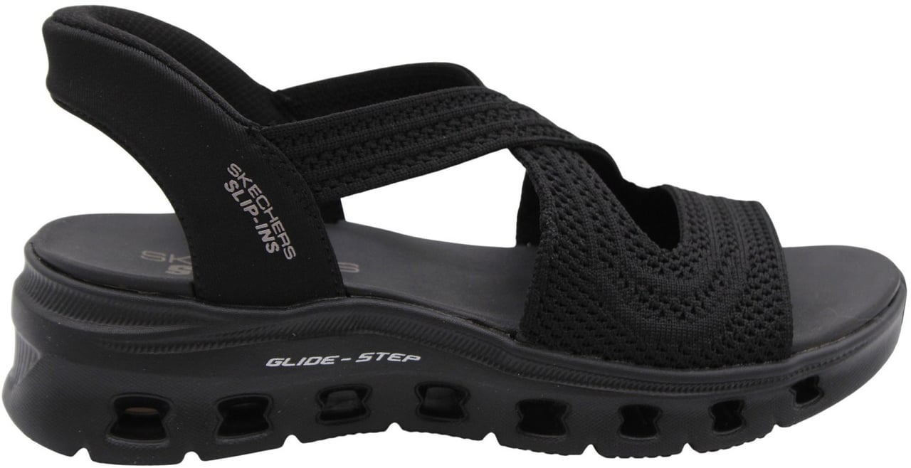 Skechers Sandaal Black Zwart