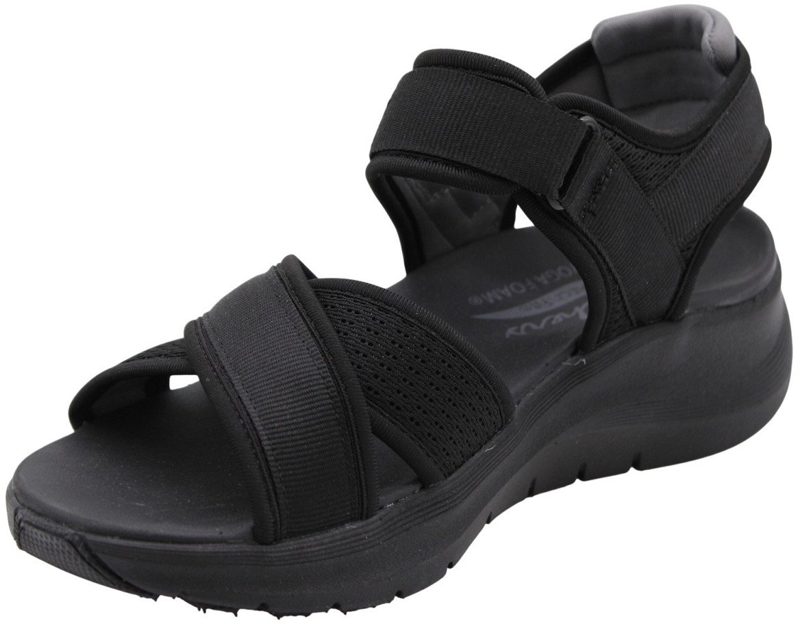 Skechers Sandaal Black Zwart