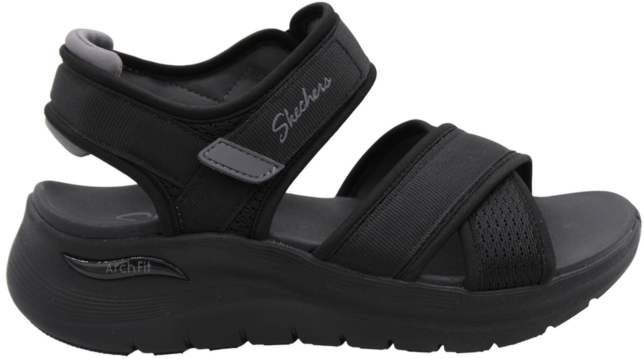 Skechers Sandaal Black Zwart