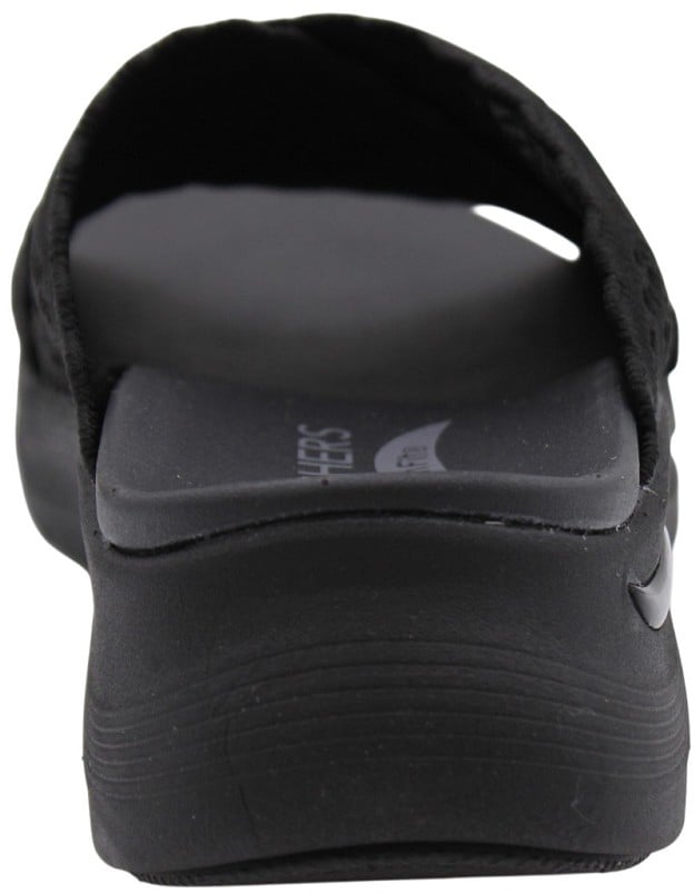 Skechers Slipper Black Zwart