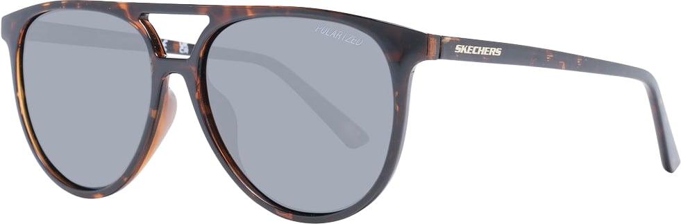 SKECHERS Brown Plastic Sunglasses Bruin