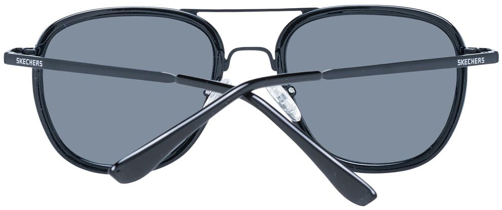 SKECHERS Black Metal Sunglasses Zwart