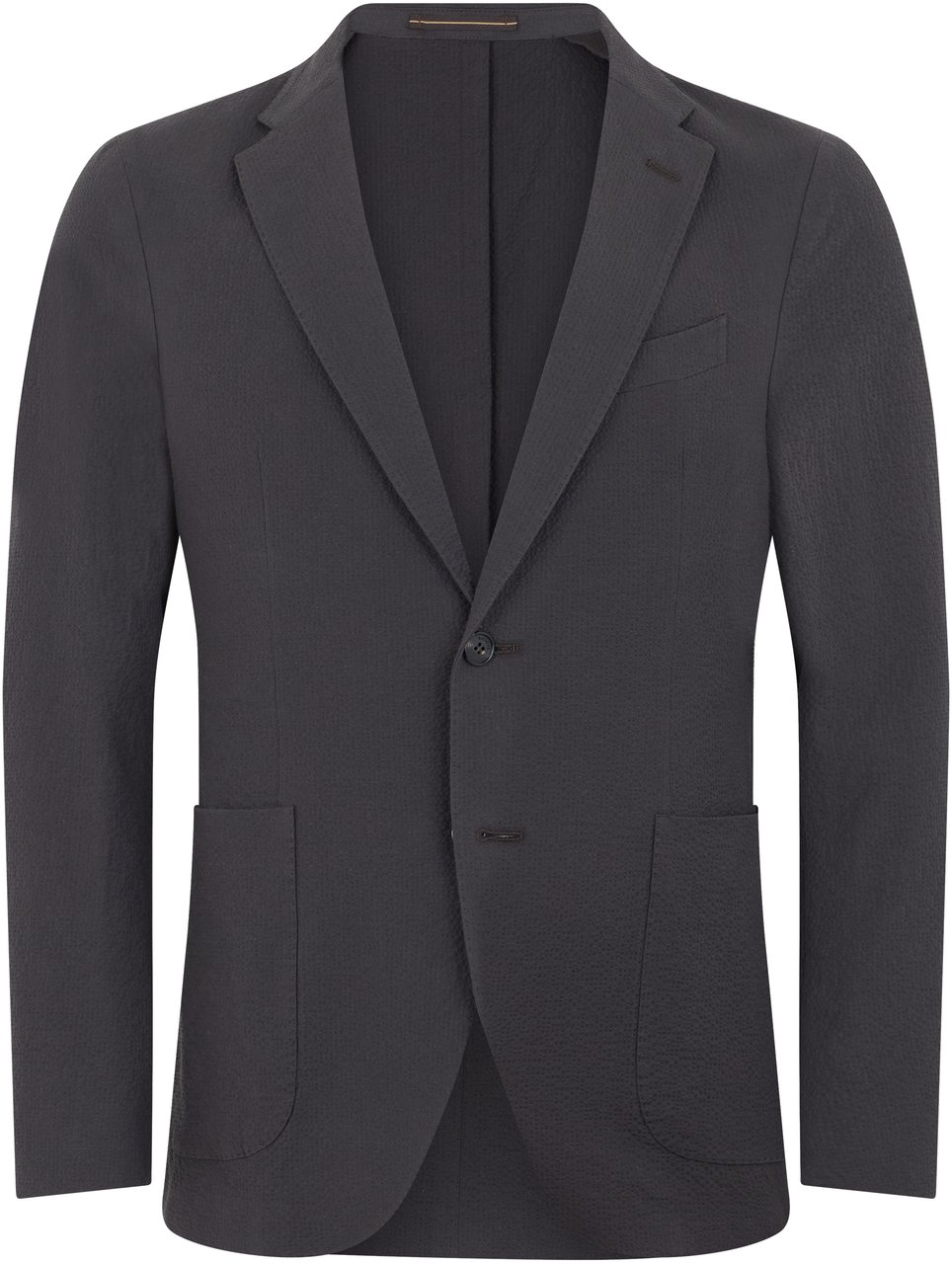 Slowear Single-breasted cotton jacket Grijs