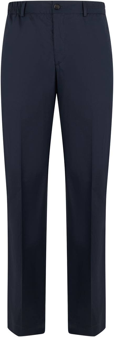 Slowear Trousers in technical fabric with elasticated waist Blauw