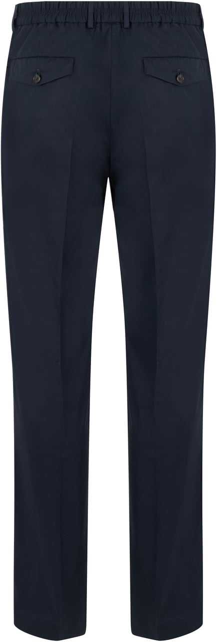 Slowear Trousers in technical fabric with elasticated waist Blauw
