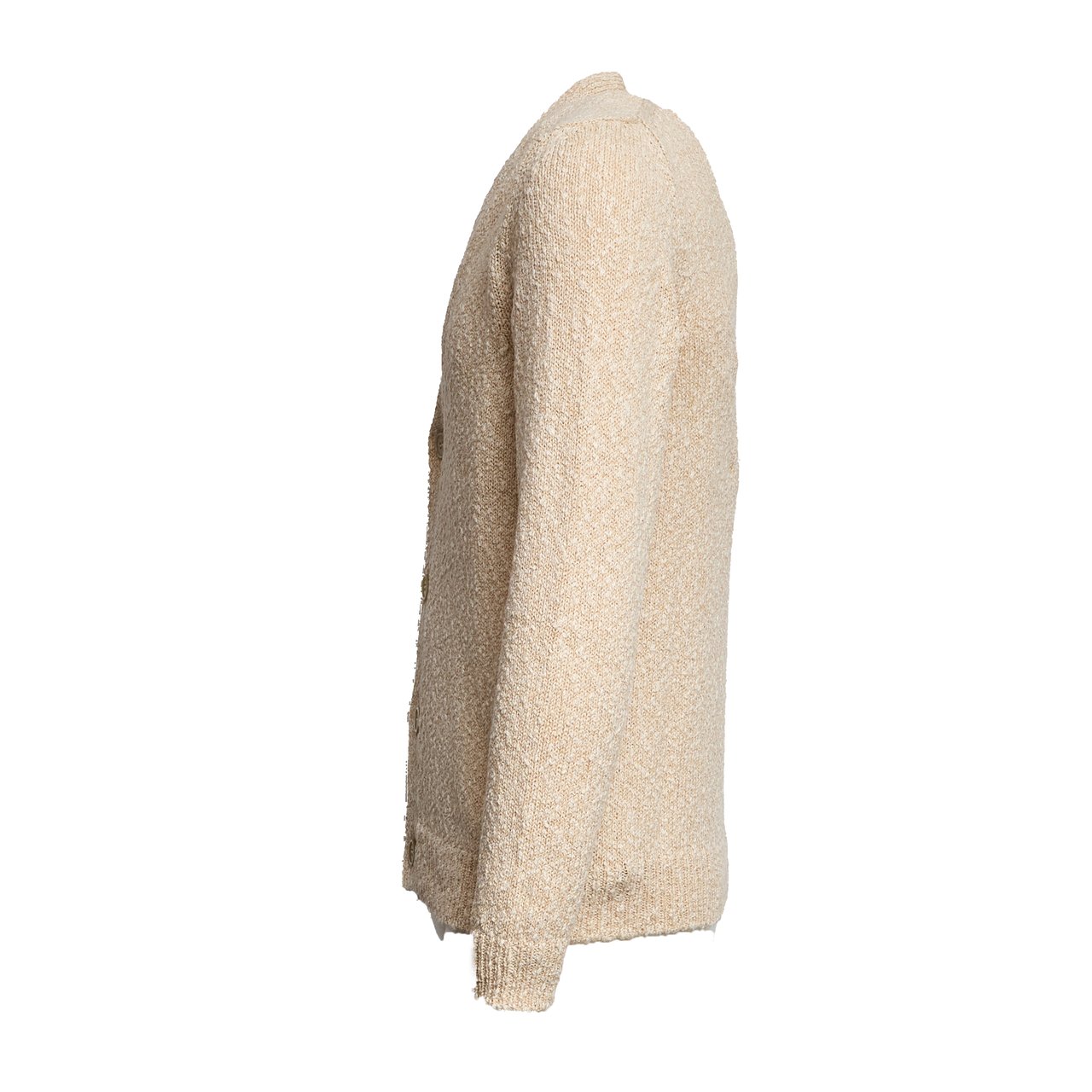 Slowear Slim Fit V Neck Cardigan Neutraal