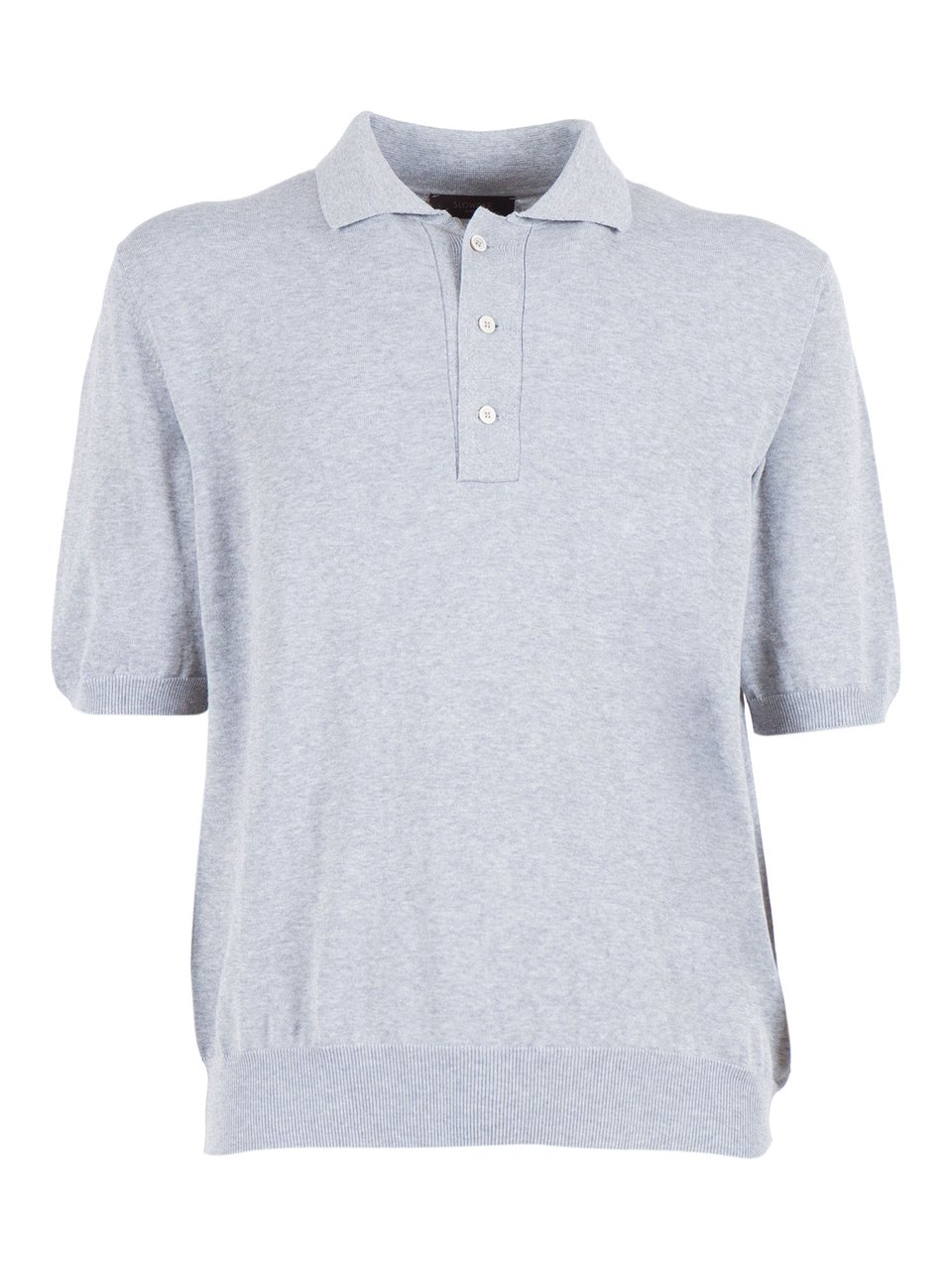 Slowear Blue Relaxed Fit Lightweight Polo Shirt Zwart