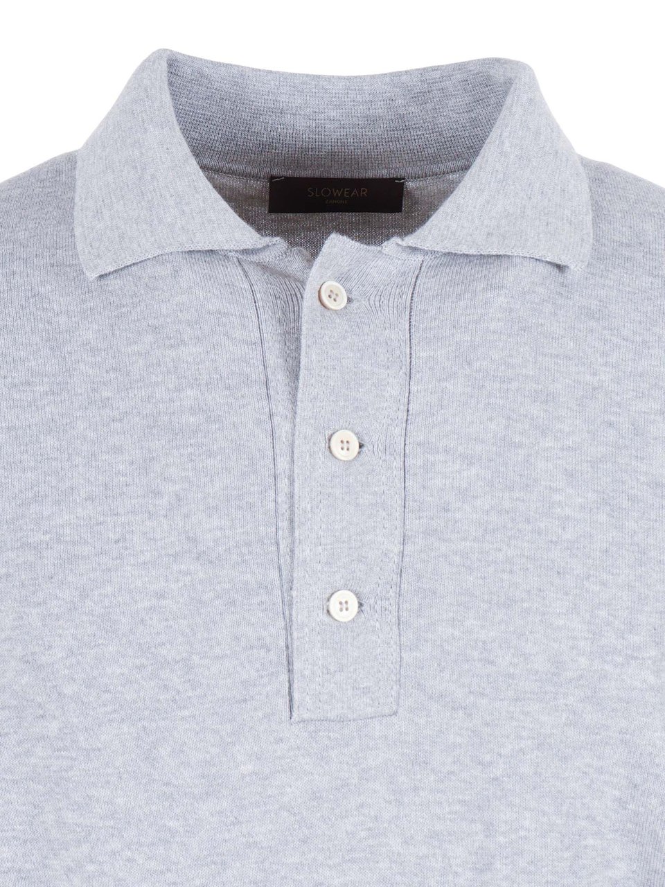 Slowear Blue Relaxed Fit Lightweight Polo Shirt Zwart