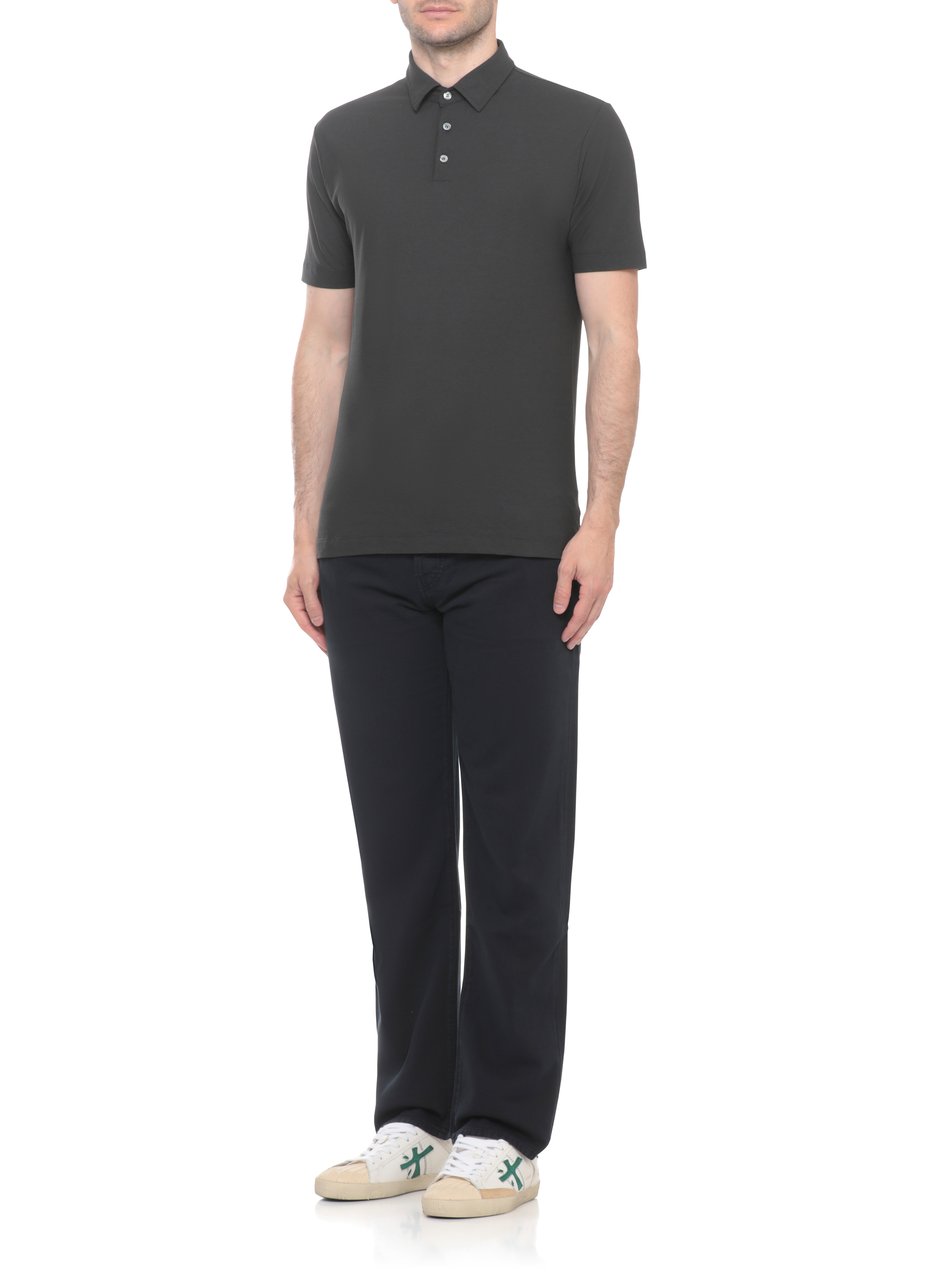 Slowear Dark Grey Three Buttons Shirt Grijs