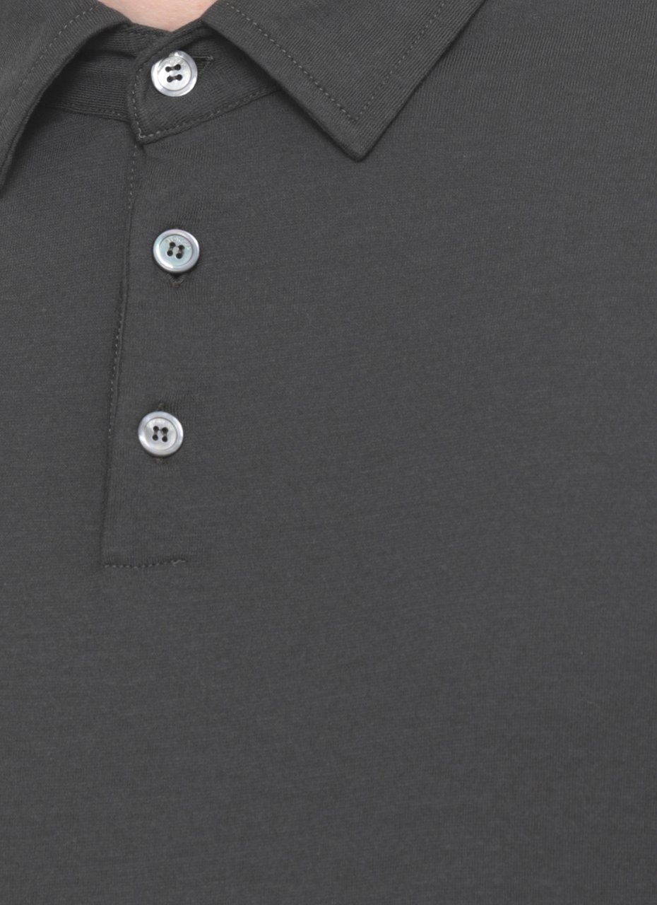 Slowear Dark Grey Three Buttons Shirt Grijs