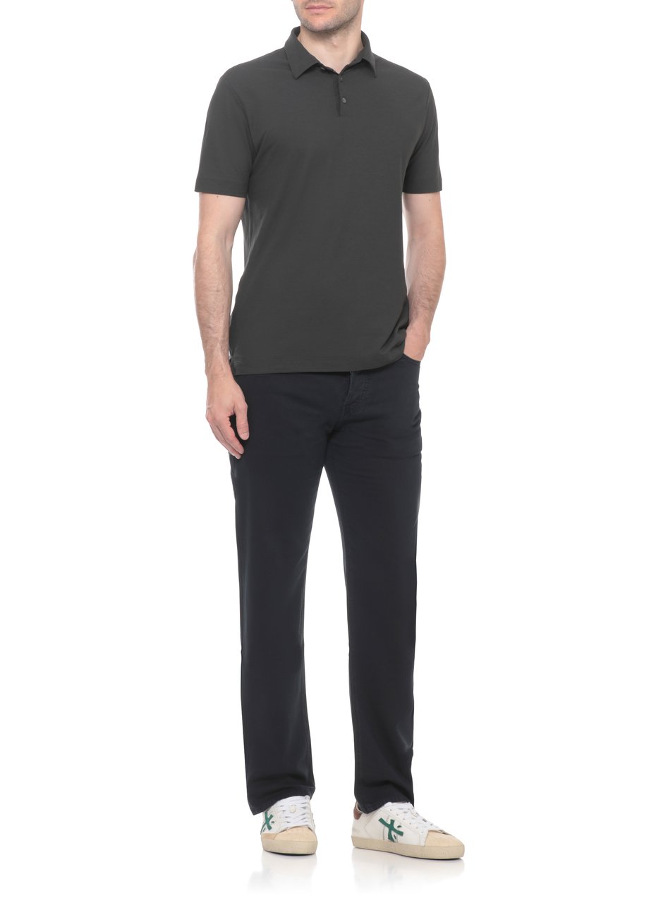 Slowear Dark Grey Three Buttons Shirt Grijs