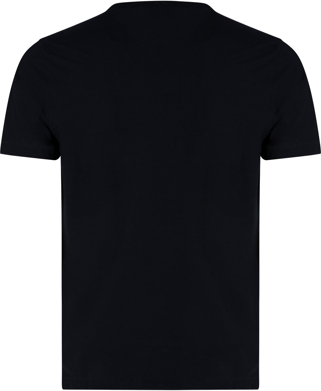 Slowear Cotton crew-neck T-shirt Zwart