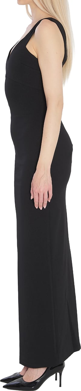 Solace London Nalani Maxi Dress in Black Zwart