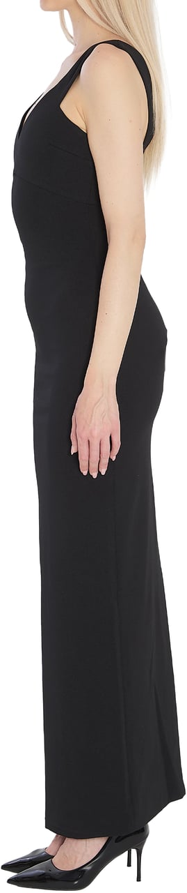 Solace London Nalani Maxi Dress in Black Zwart