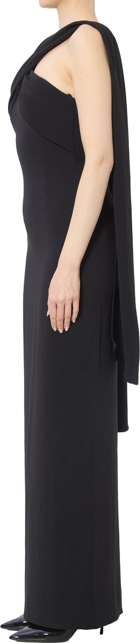 Solace London Rona maxi dress Zwart