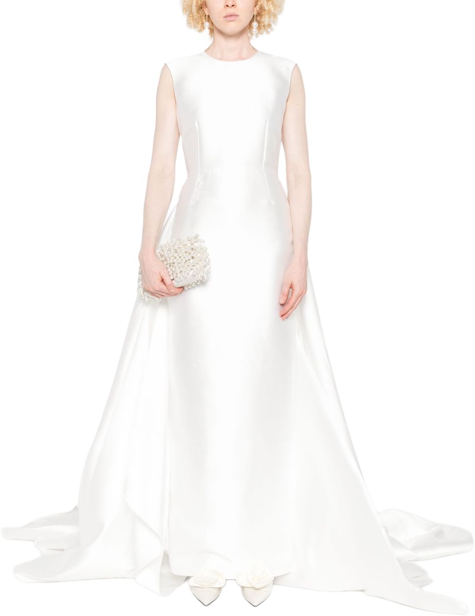 Solace London Dresses Beige Wit
