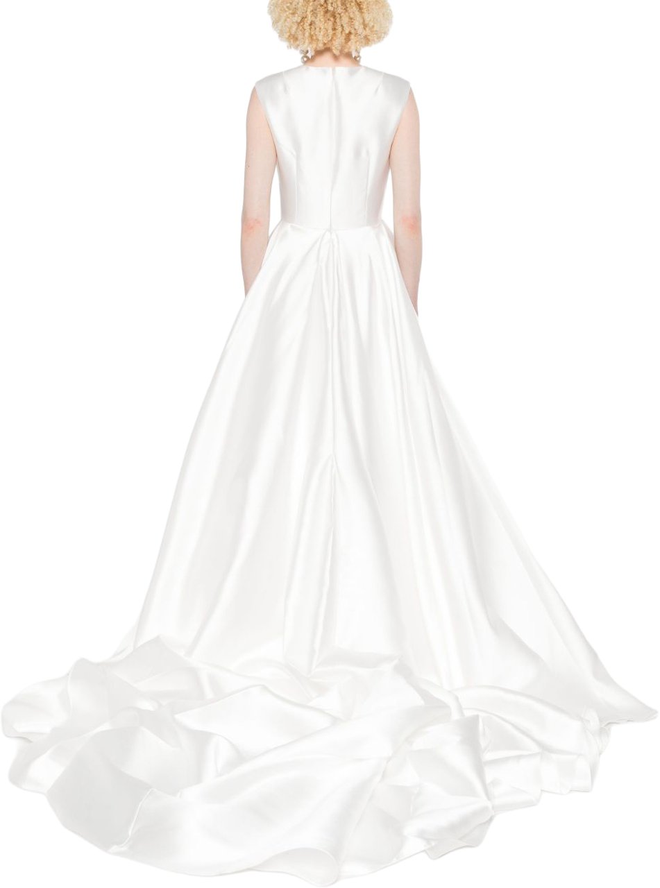 Solace London Dresses Beige Wit