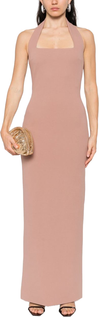 Solace London Dresses Beige Roze