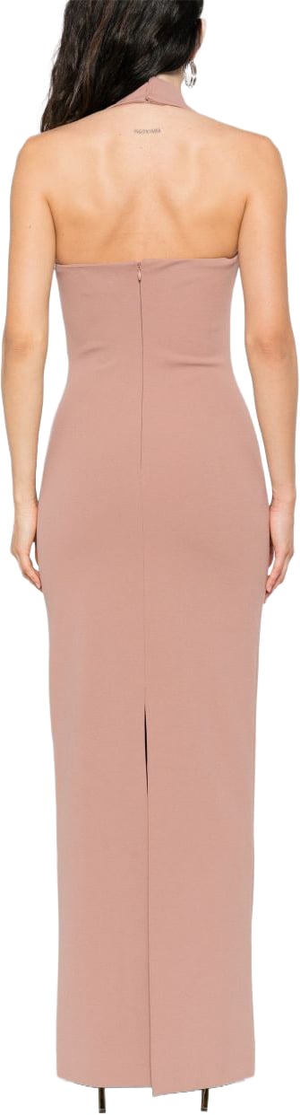 Solace London Dresses Beige Roze