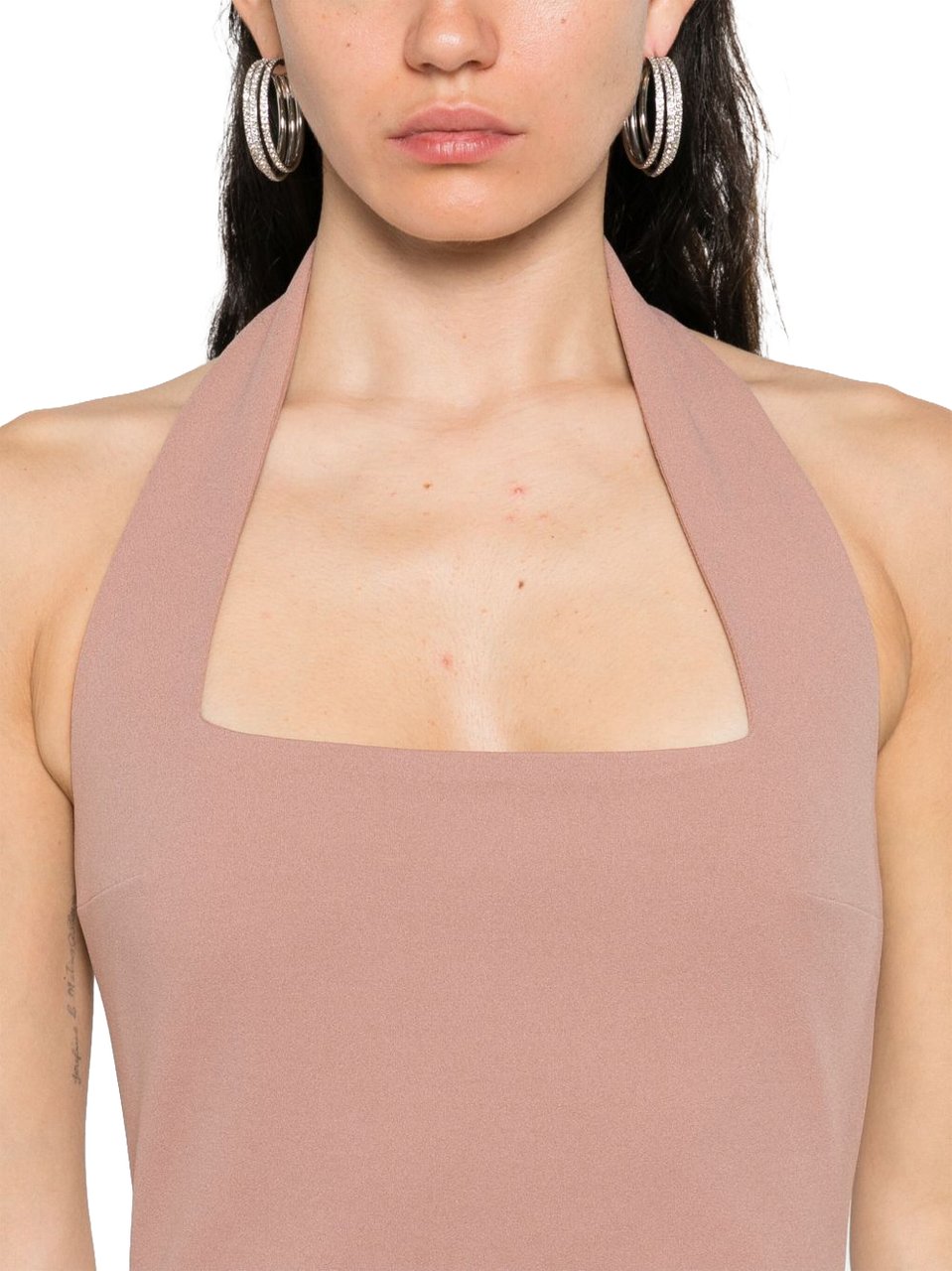Solace London Dresses Beige Roze
