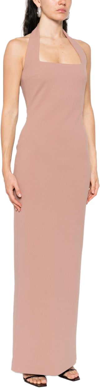 Solace London Dresses Beige Roze