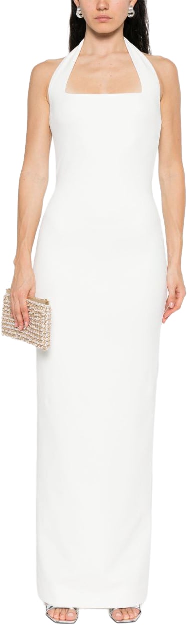 Solace London Dresses Beige Wit