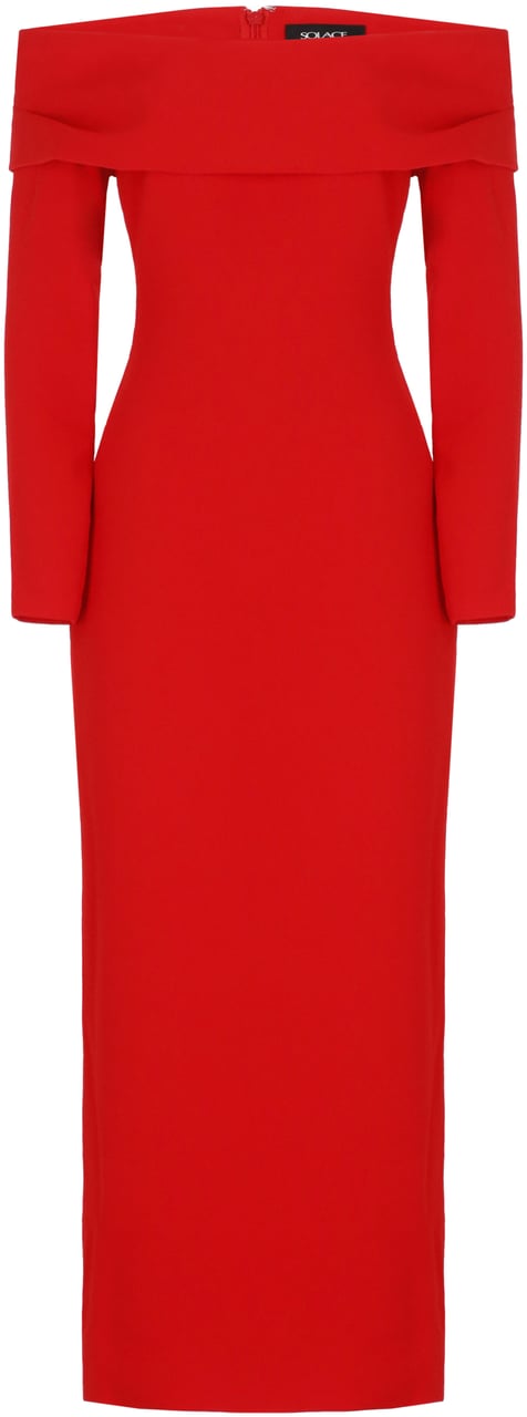 Solace London Dresses Red Rood