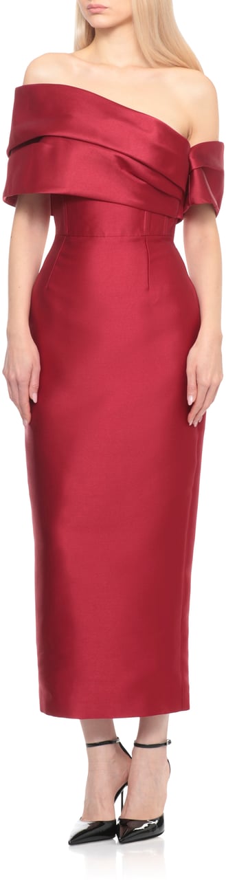 Solace London Dresses Red Maroon