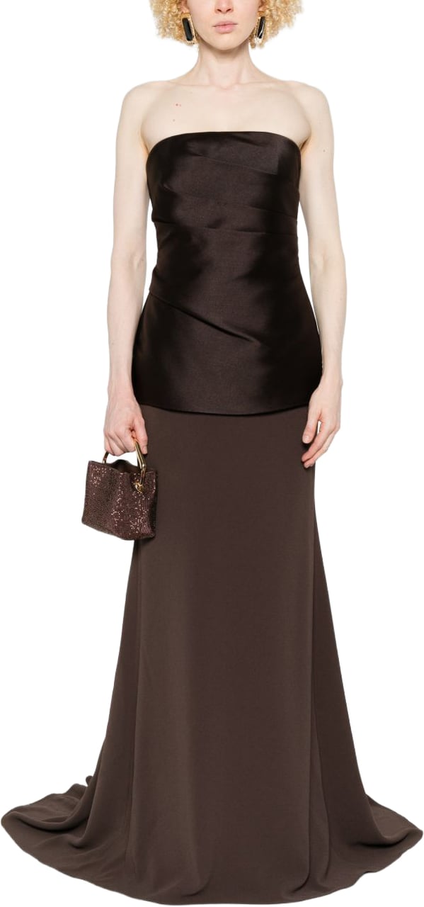 Solace London Dresses Marrone Bruin