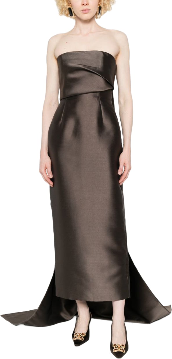 Solace London Dresses Brown Bruin