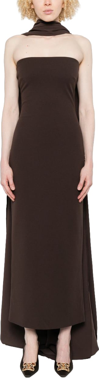 Solace London Dresses Brown Bruin