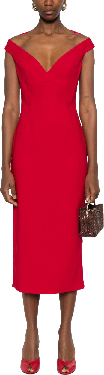 Solace London Dresses Red Rood