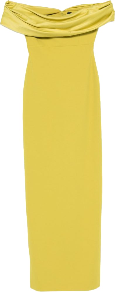 Solace London Dresses Yellow Geel