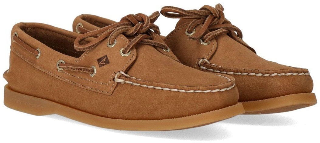 SPERRY PEANUT LEATHER LOAFER Bruin