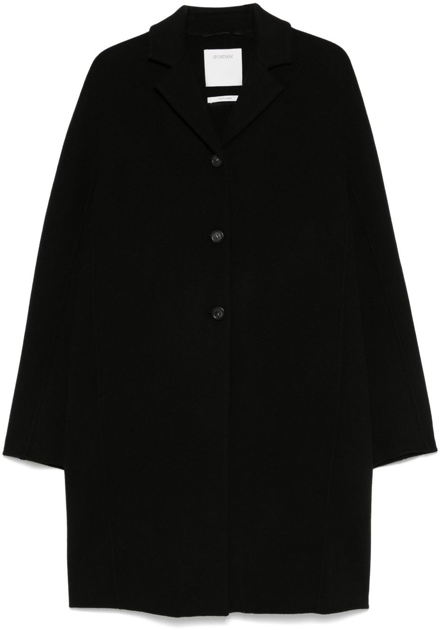 Sportmax Coats Black Zwart