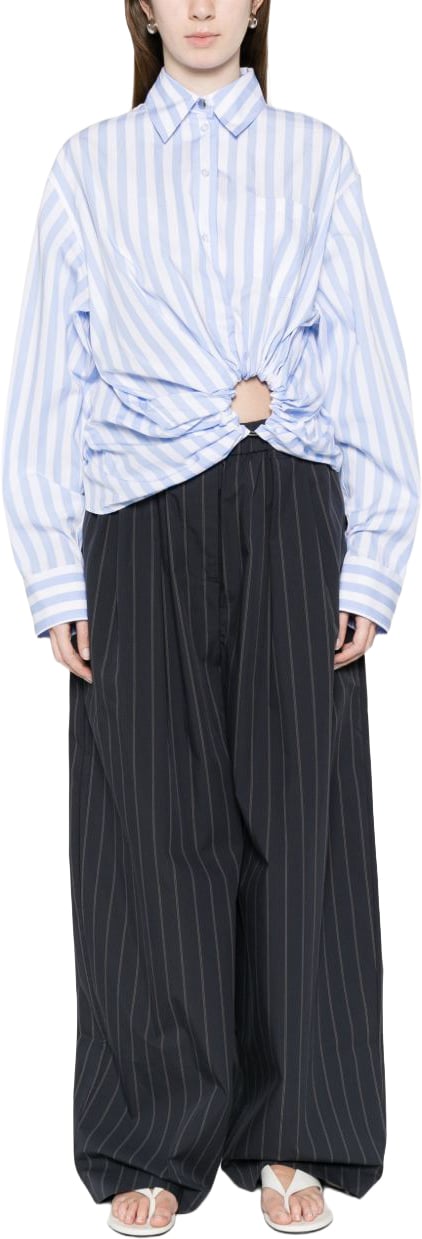 Sportmax Shirts Clear Blue Blauw